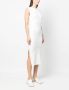 Thom Krom Midi-jurk met open rug Wit - Thumbnail 3
