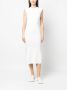 Thom Krom Midi-jurk met open rug Wit - Thumbnail 4