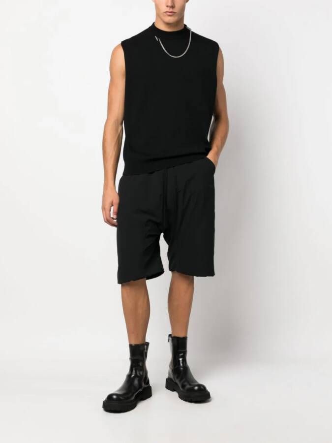 Thom Krom Shorts met elastische taille Zwart
