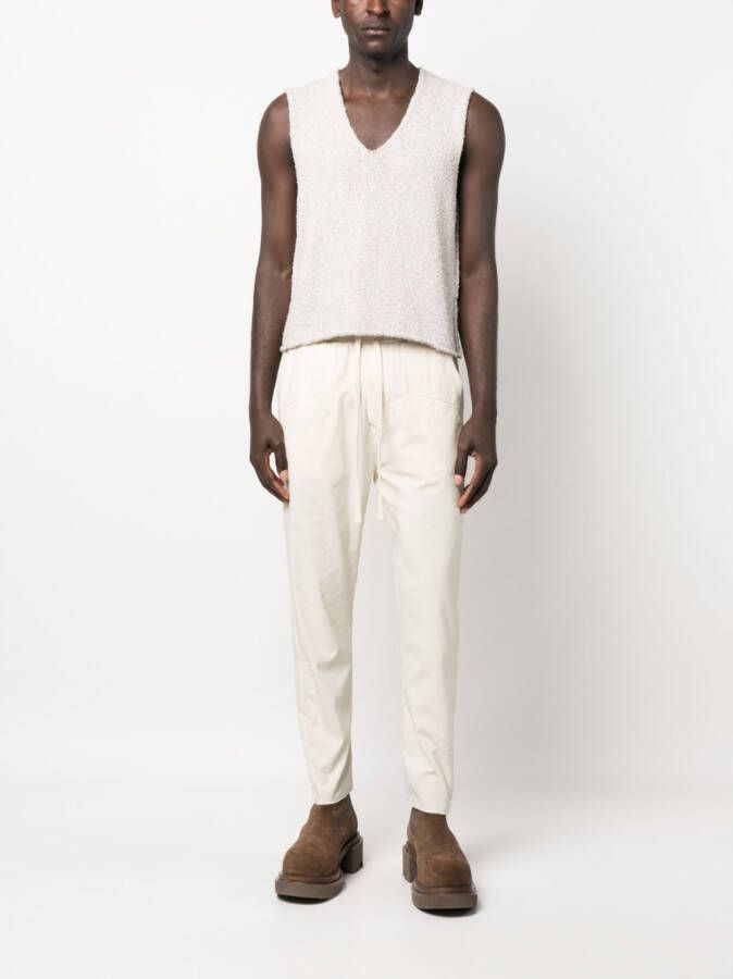 Thom Krom Broek met trekkoordtaille Beige