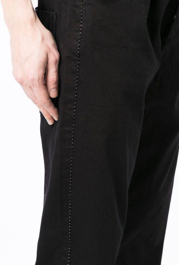 Thom Krom Straight jeans Zwart