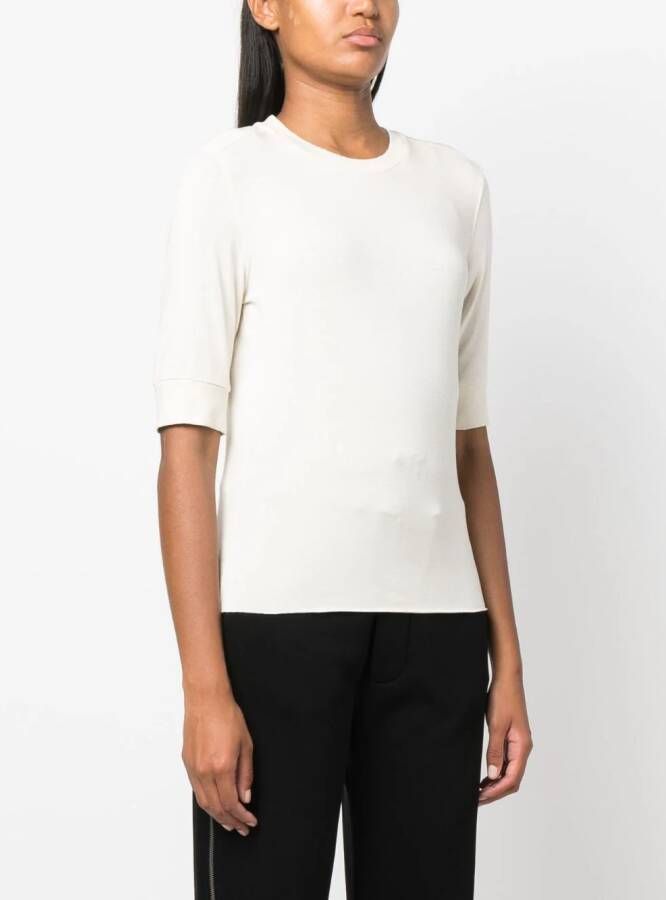 Thom Krom T-shirt met ronde hals Beige