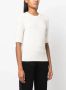 Thom Krom T-shirt met ronde hals Beige - Thumbnail 3