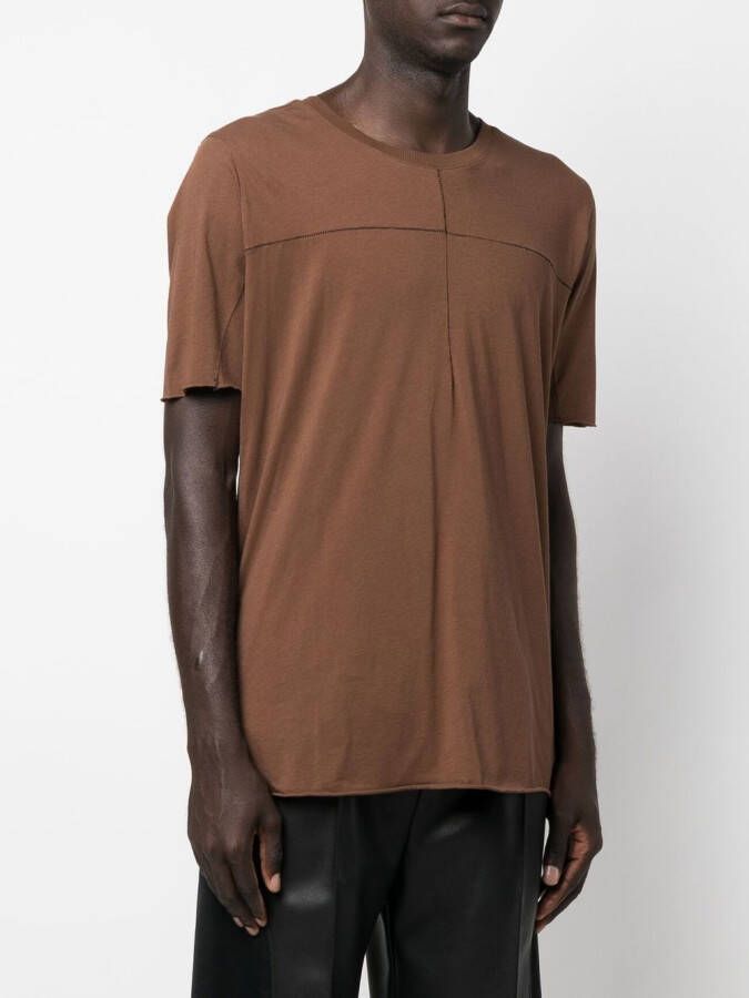 Thom Krom T-shirt met ronde hals Bruin