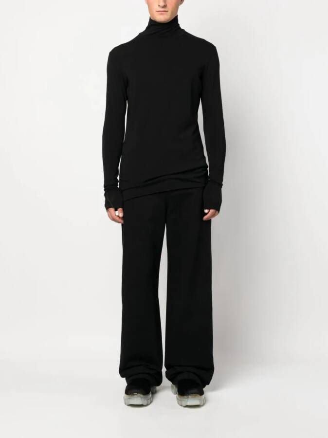 Thom Krom T-shirt met ronde hals Zwart