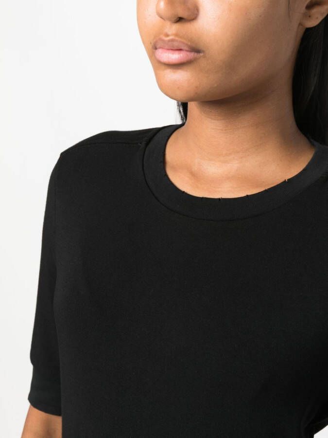 Thom Krom T-shirt met ronde hals Zwart