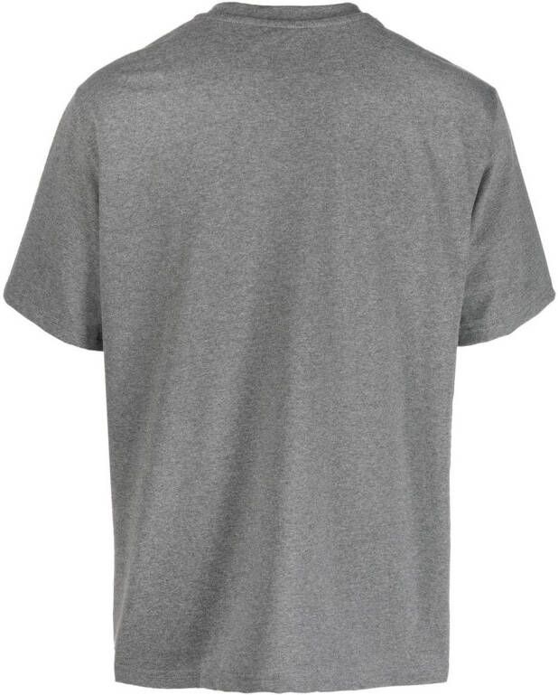 Throwback. T-shirt met logoprint Grijs