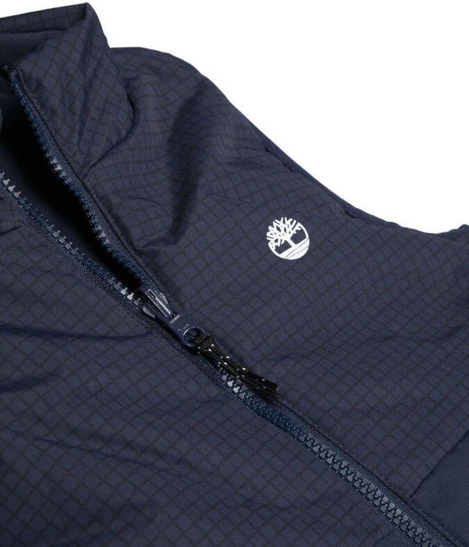 Timberland Kids Bodywarmer met logoprint Blauw
