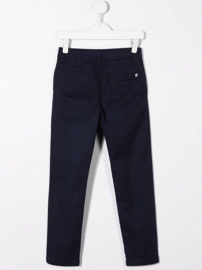 Timberland Kids Slim-fit broek Blauw