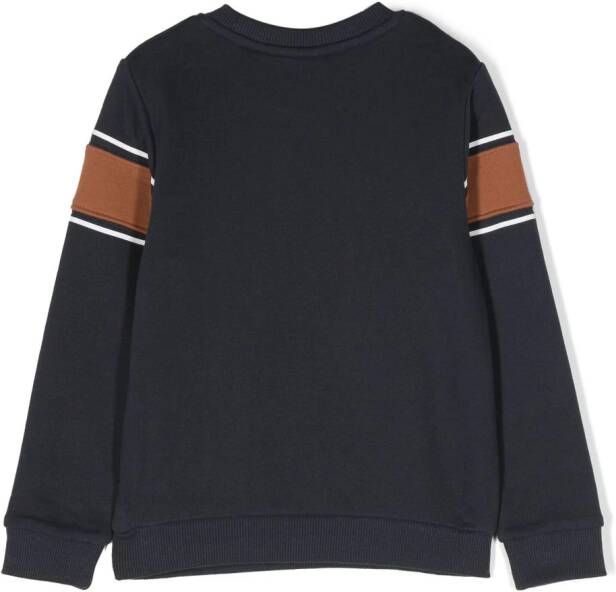 Timberland Kids Sweater met logoprint Blauw