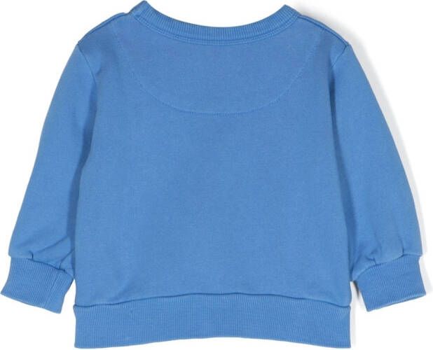 Tiny Cottons Sweater met tekst Blauw