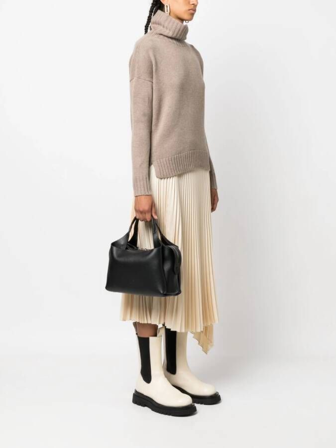 Tod's Boston leren shopper Zwart