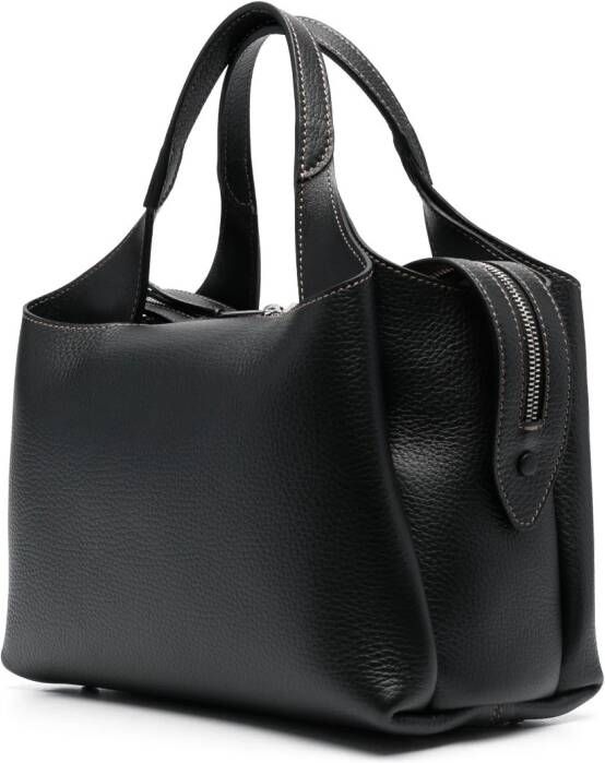 Tod's Boston leren shopper Zwart
