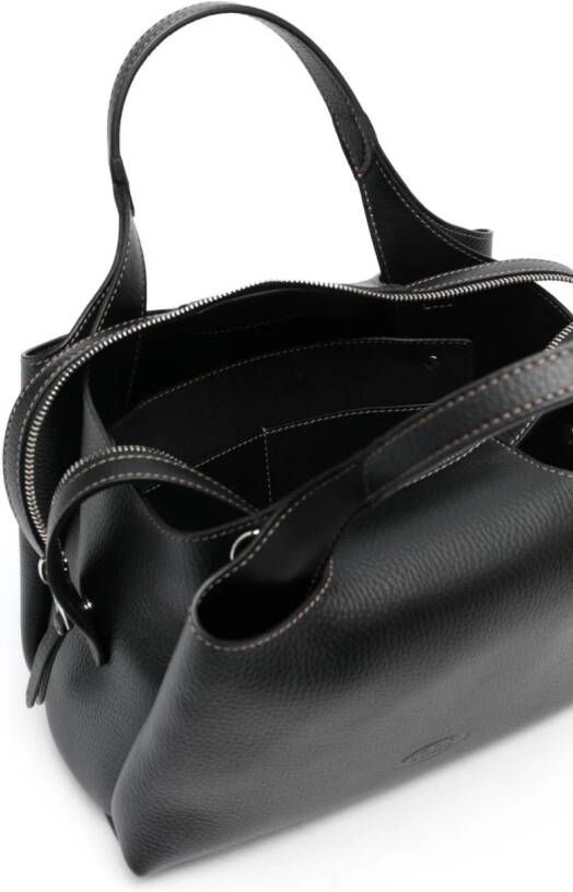 Tod's Boston leren shopper Zwart
