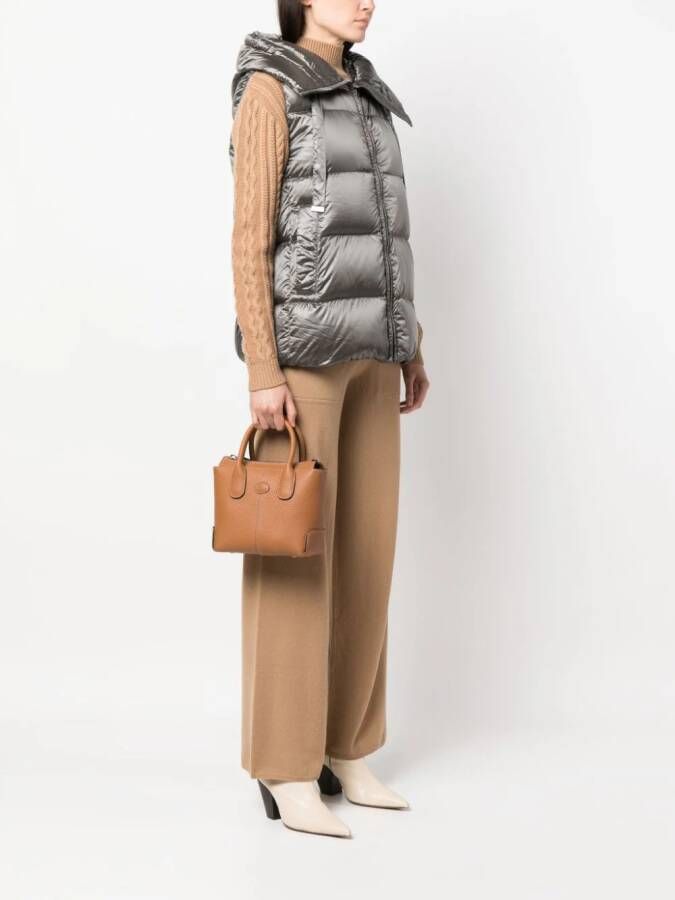 Tod's Di Bag leren shopper Bruin
