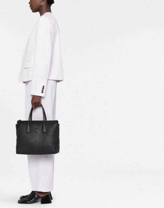 Tod's Leren bucket-tas Zwart