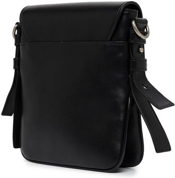 Tod's Leren messengertas Zwart
