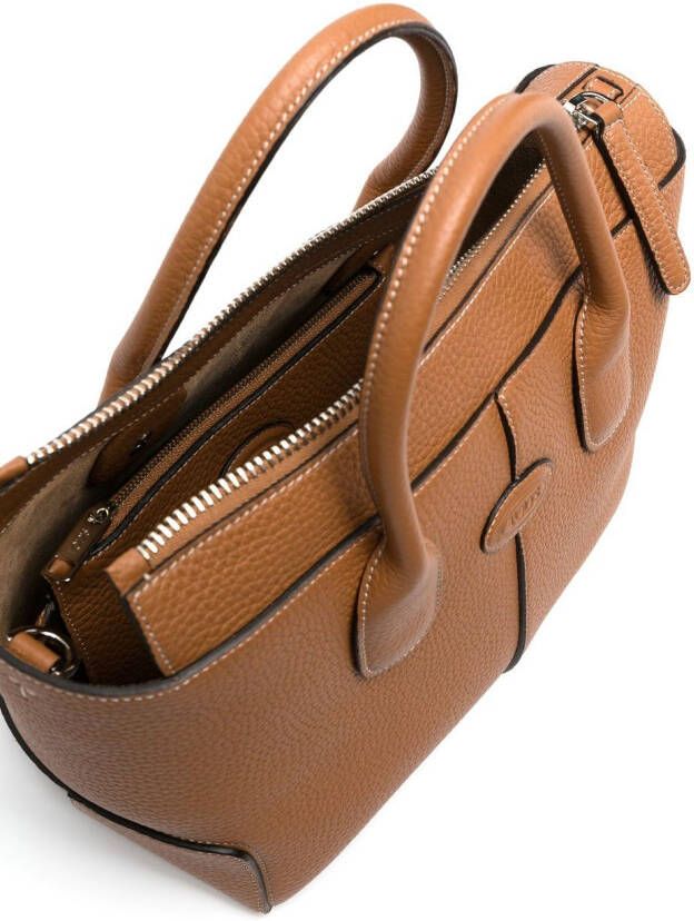 Tod's Leren shopper Bruin