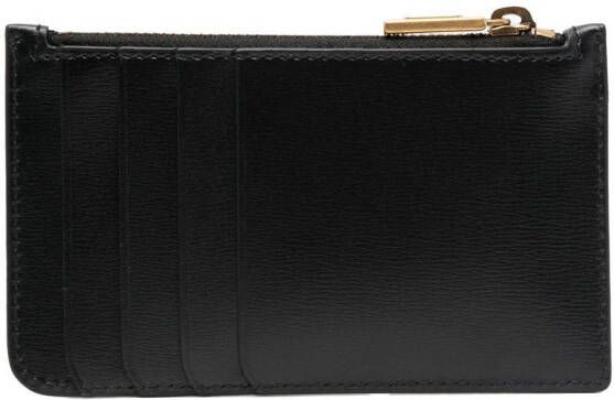 Tod's Portemonnee met logoplakkaat Zwart