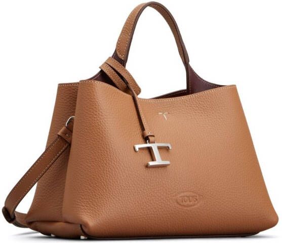 Tod's Shopper met logo Bruin