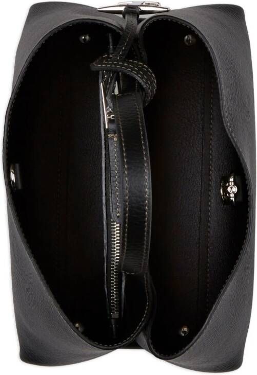 Tod's Shopper met logo Zwart