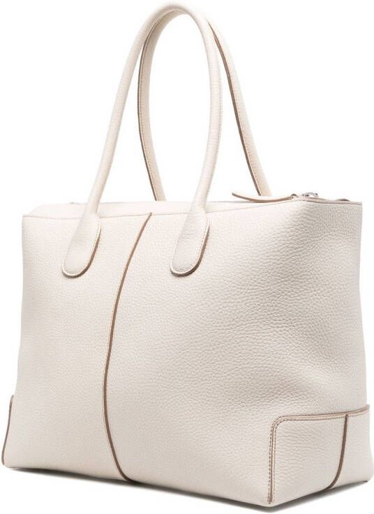 Tod's Shopper met rits Wit