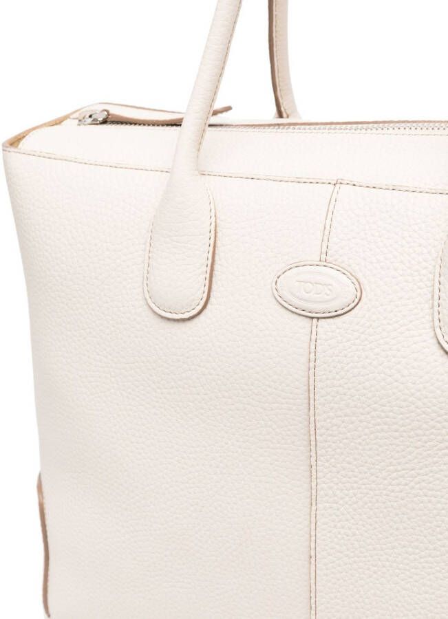 Tod's Shopper met rits Wit