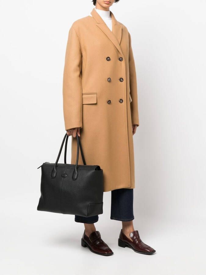 Tod's Shopper met rits Zwart