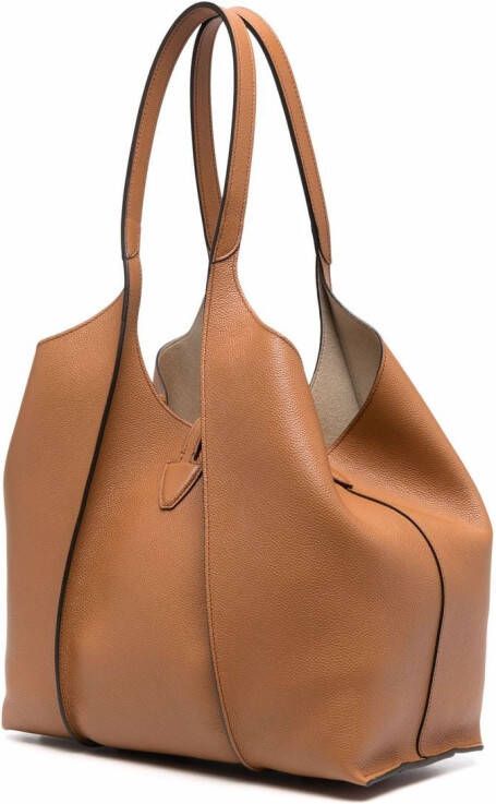 Tod's Shopper met T-logo Bruin