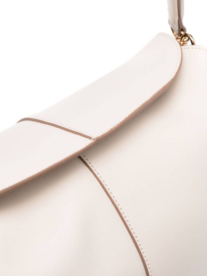 Tod's T Case schoudertas met logoplakkaat Beige
