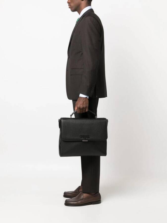 Tod's Timeless leren aktetas Zwart