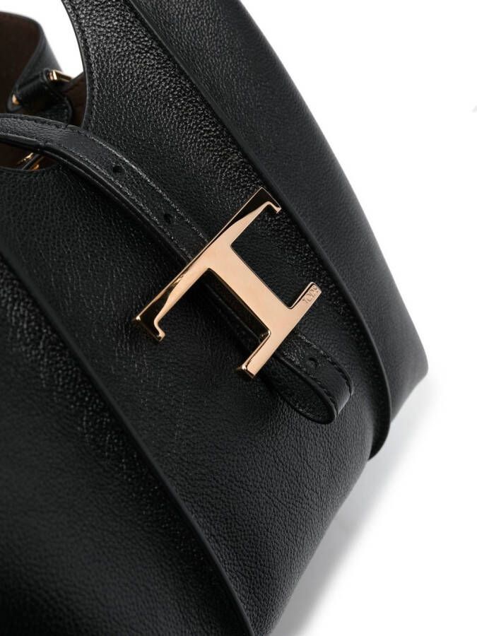 Tod's Timeless shopper met logoplakkaat Zwart