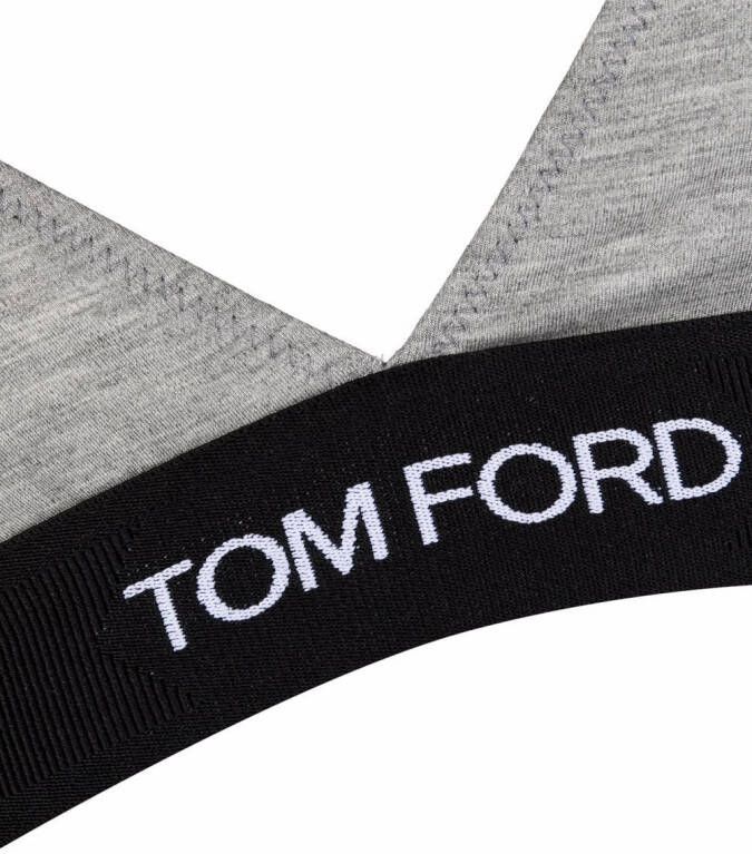 TOM FORD Bh met logo tailleband Grijs