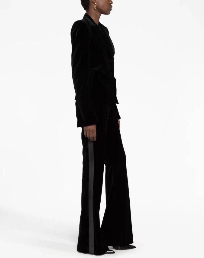 TOM FORD Blazer met puntige revers Zwart