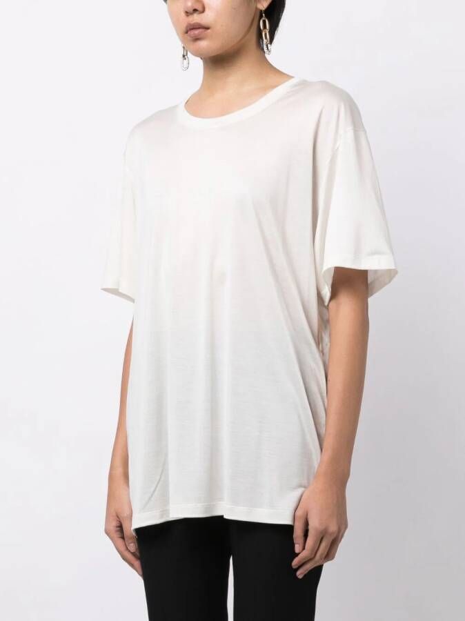 TOM FORD Blouse met logopatch Wit