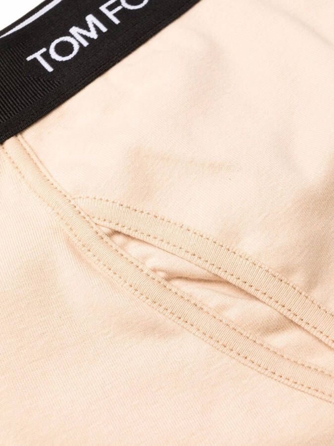 TOM FORD Boxershorts met logo tailleband Beige