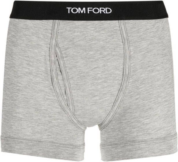 TOM FORD Boxershorts met logo tailleband Grijs