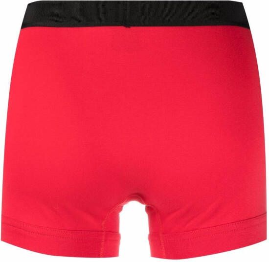 TOM FORD Boxershorts met logoband Rood