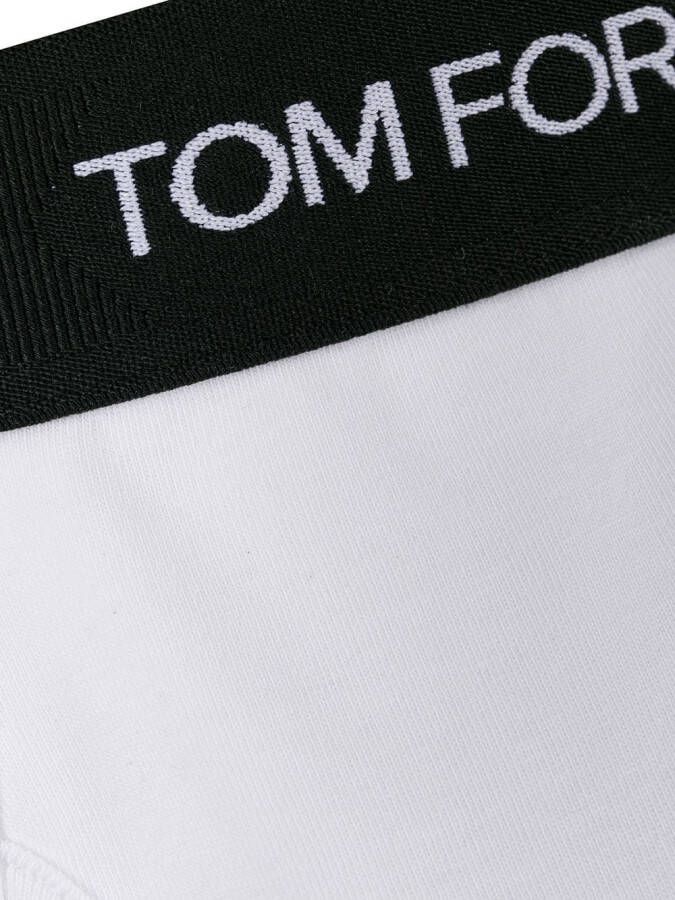 TOM FORD Boxershorts met logo tailleband Wit