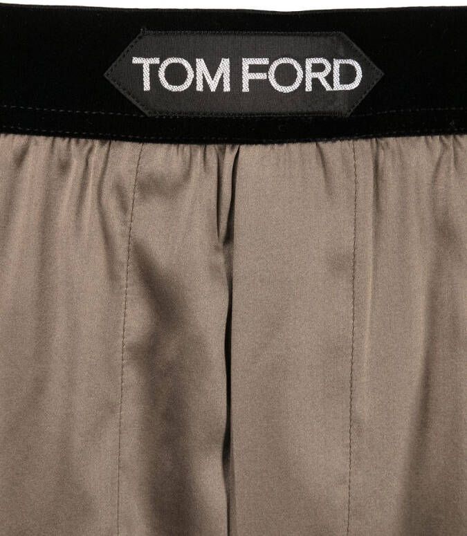 TOM FORD Boxershorts met logoband Groen