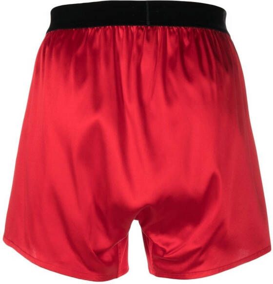 TOM FORD Boxershorts met logoband Rood
