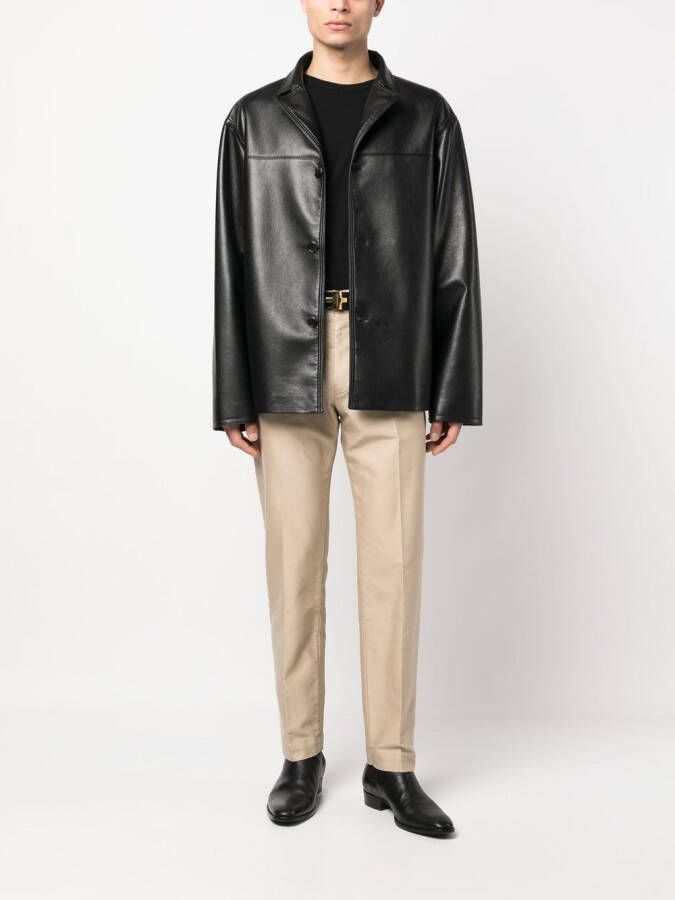 TOM FORD Broek met toelopende pijpen Beige