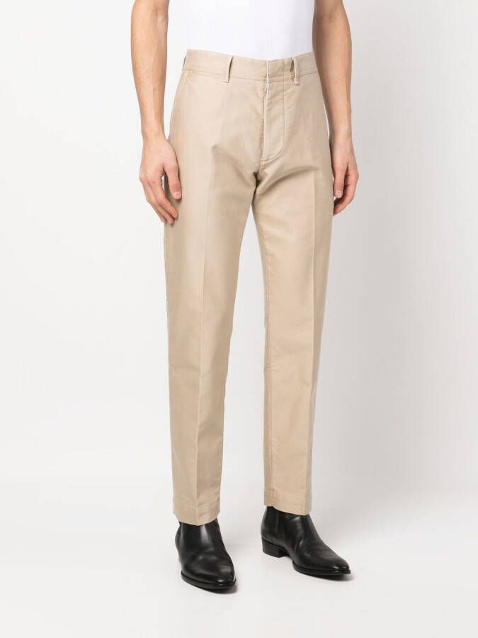TOM FORD Broek met toelopende pijpen Beige