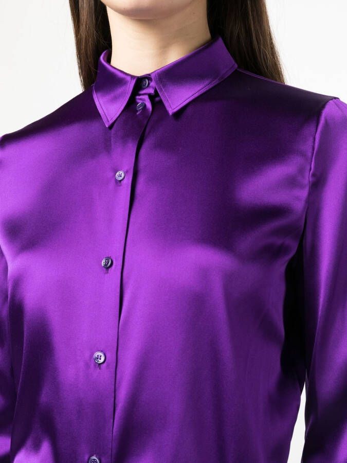 TOM FORD Button-down blouse Paars