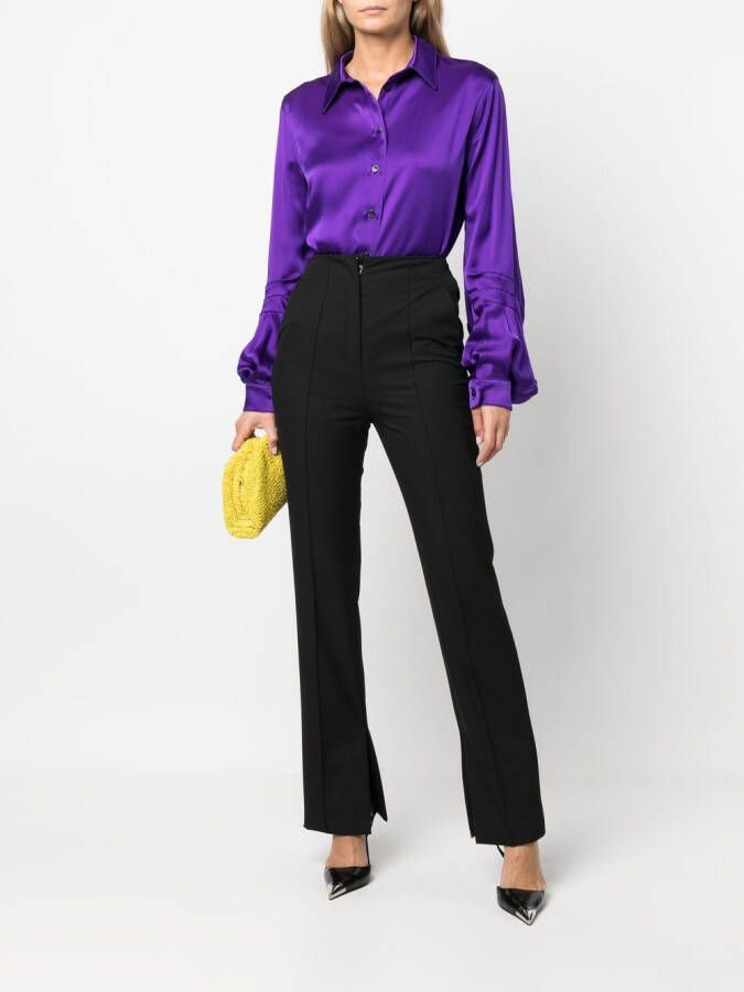 TOM FORD Button-up blouse Paars
