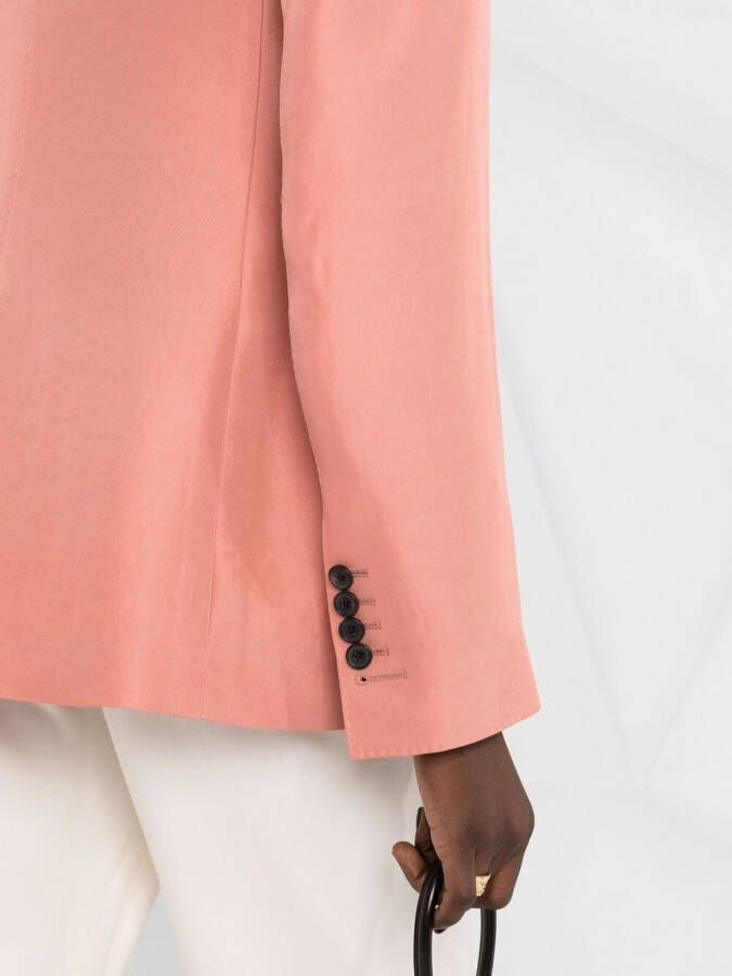 TOM FORD Colbert met enkele rij knopen Roze