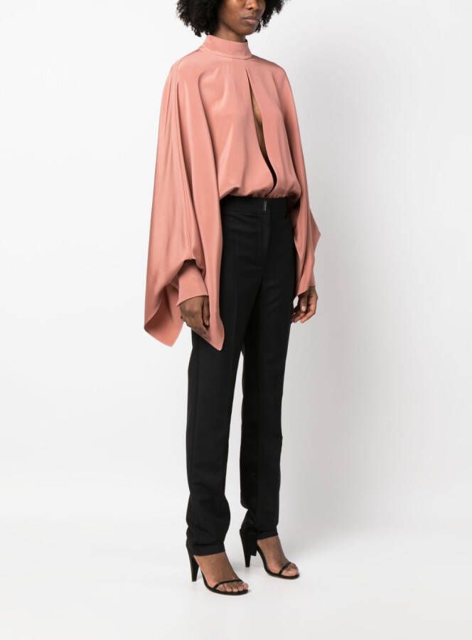 TOM FORD Body met wijde mouwen en uitgesneden details Roze