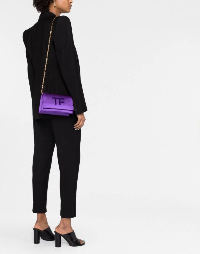 TOM FORD Crossbodytas met pailletten Paars