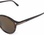 TOM FORD Eyewear Aurele zonnebril met rond montuur Bruin - Thumbnail 3