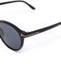 TOM FORD Eyewear Aurele zonnebril met rond montuur Zwart - Thumbnail 3